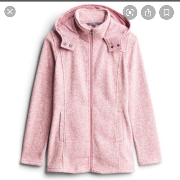 Market & Spruce Jackets & Blazers - Market & Spruce Pink Kadenza Fleece Jacket